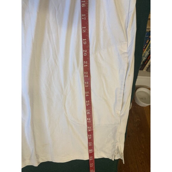 White Land's End Long Sleeve Crew Swim Top Size 3X 3XL Rash Guard Long Sleeve - Picture 5 of 7